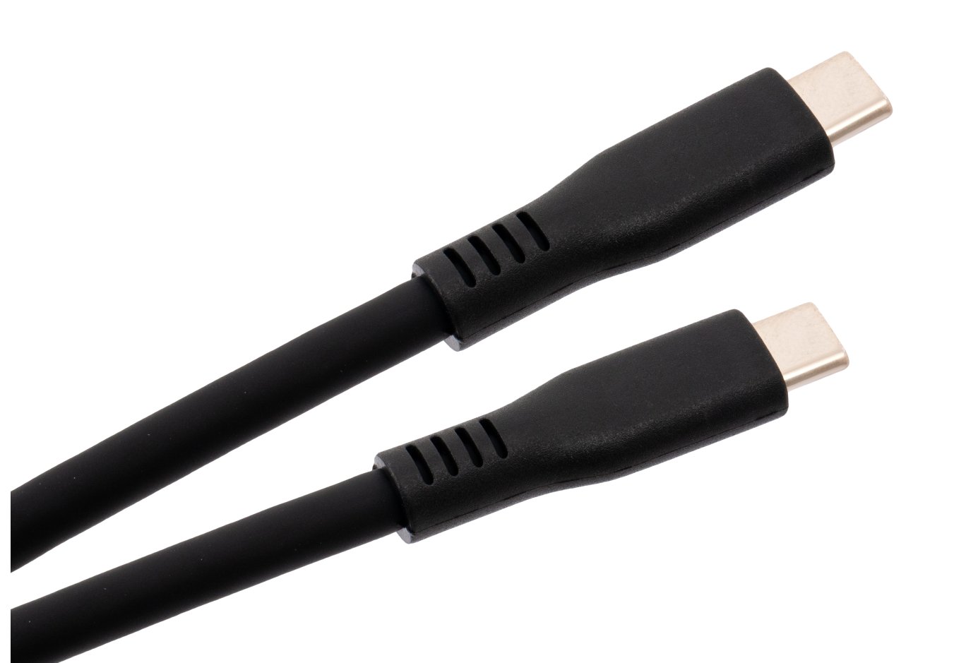 Дата кабель USB-C to USB-C 2.0m UBS3.2 Gen2 10G 240W Chip Silicon Black Vinga (VCPDCCC3242SB)