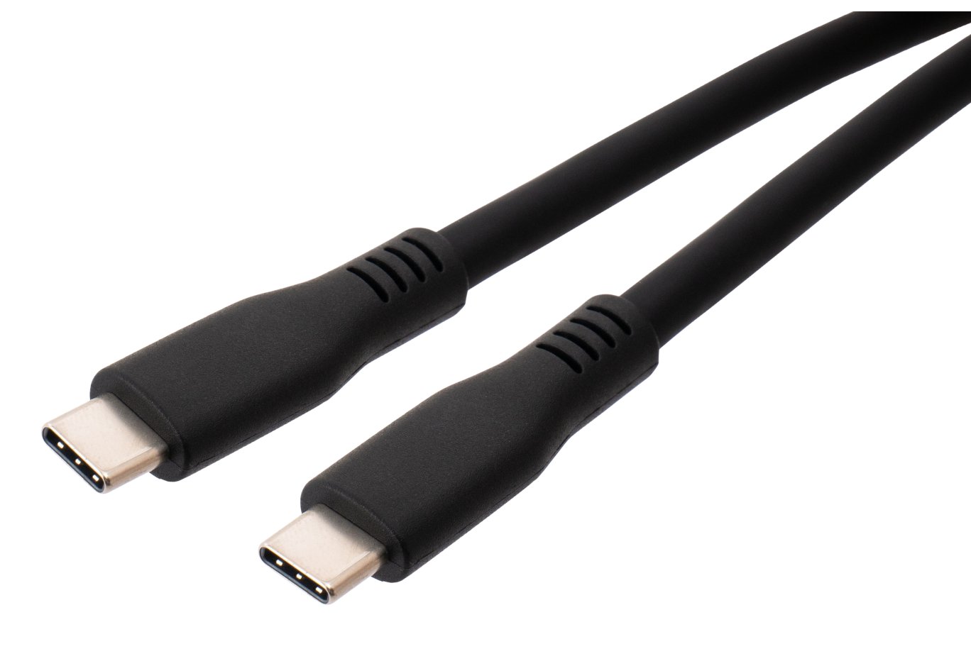 Дата кабель USB-C to USB-C 2.0m UBS3.2 Gen2 10G 240W Chip Silicon Black Vinga (VCPDCCC3242SB)