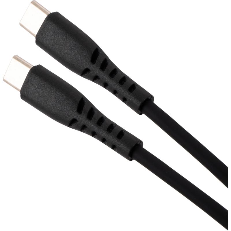 Дата кабель USB-C to USB-C 2.0m 240W Chip Silicon Black Vinga (VCDCCC2242SB)