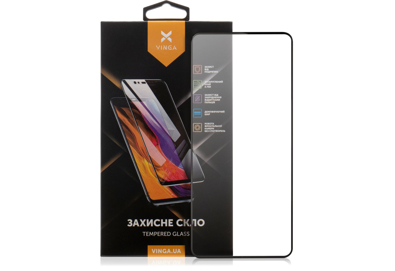 Скло захисне Vinga Xiaomi Redmi Note 13 Pro 5G/4G (VGXRN13P)