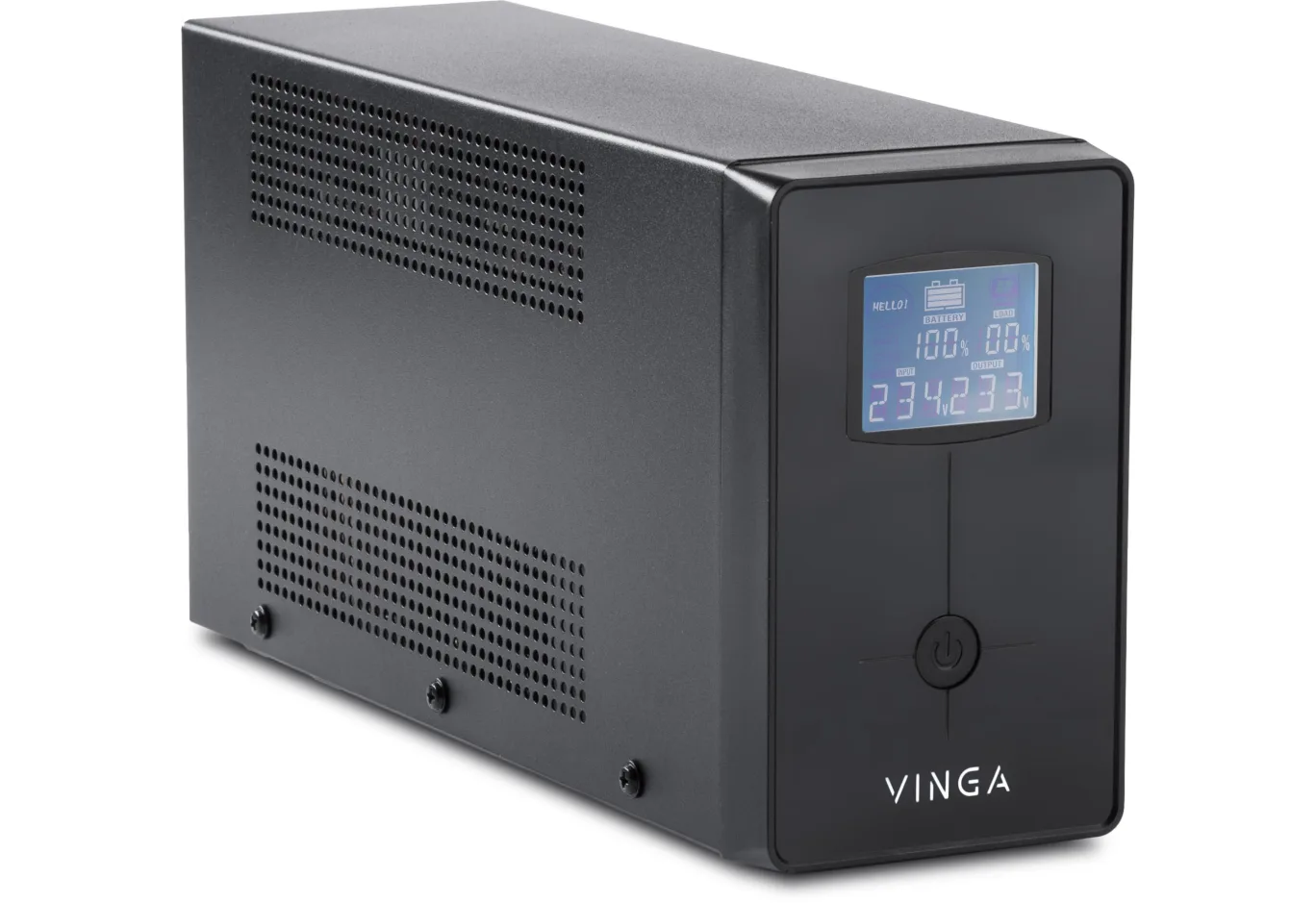 Uninterruptible Power Supply Vinga LCD 1200VA metal case (VPC-1200M)