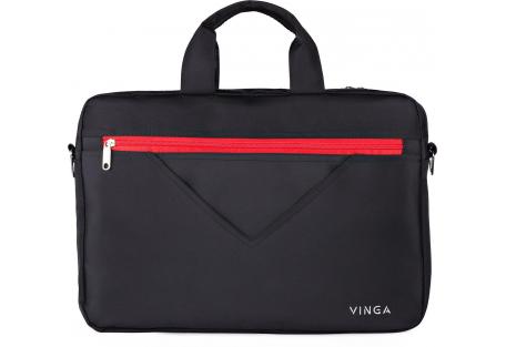 Сумка для ноутбука Vinga 15.6" NB250BR black-red (NB250BR)