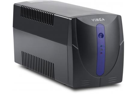 Источник бесперебойного питания Vinga LED 600VA plastic case with USB (VPE-600PU)