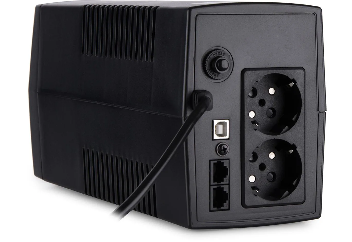 Пристрій безперебійного живлення Vinga LED 600VA plastic case with USB (VPE-600PU)