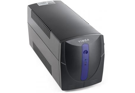 Пристрій безперебійного живлення Vinga LED 600VA plastic case with USB (VPE-600PU)