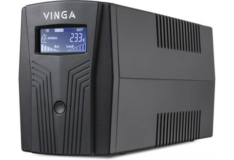 Источник бесперебойного питания Vinga LCD 600VA plastic case with USB (VPC-600PU)