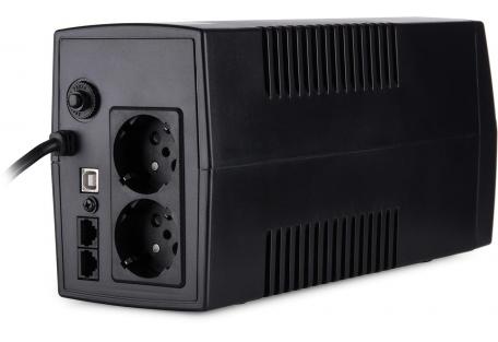 Источник бесперебойного питания Vinga LCD 800VA plastic case with USB (VPC-800PU)