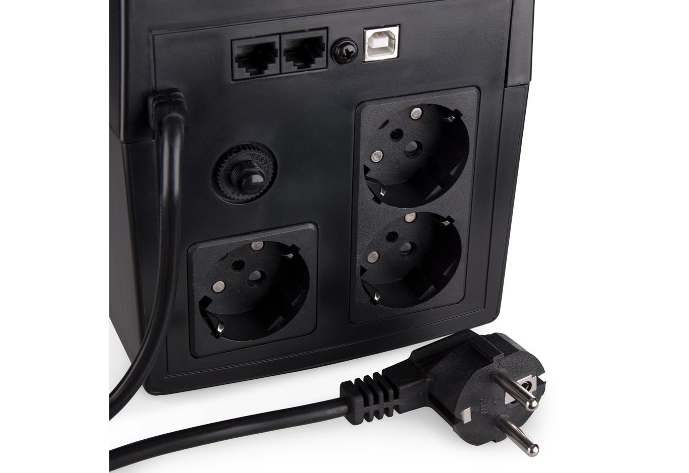 Uninterruptible Power Supply Vinga LED 1200VA plastic case with USB (VPE-1200PU)
