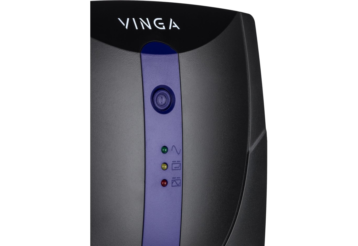 Uninterruptible Power Supply Vinga LED 1200VA plastic case with USB (VPE-1200PU)