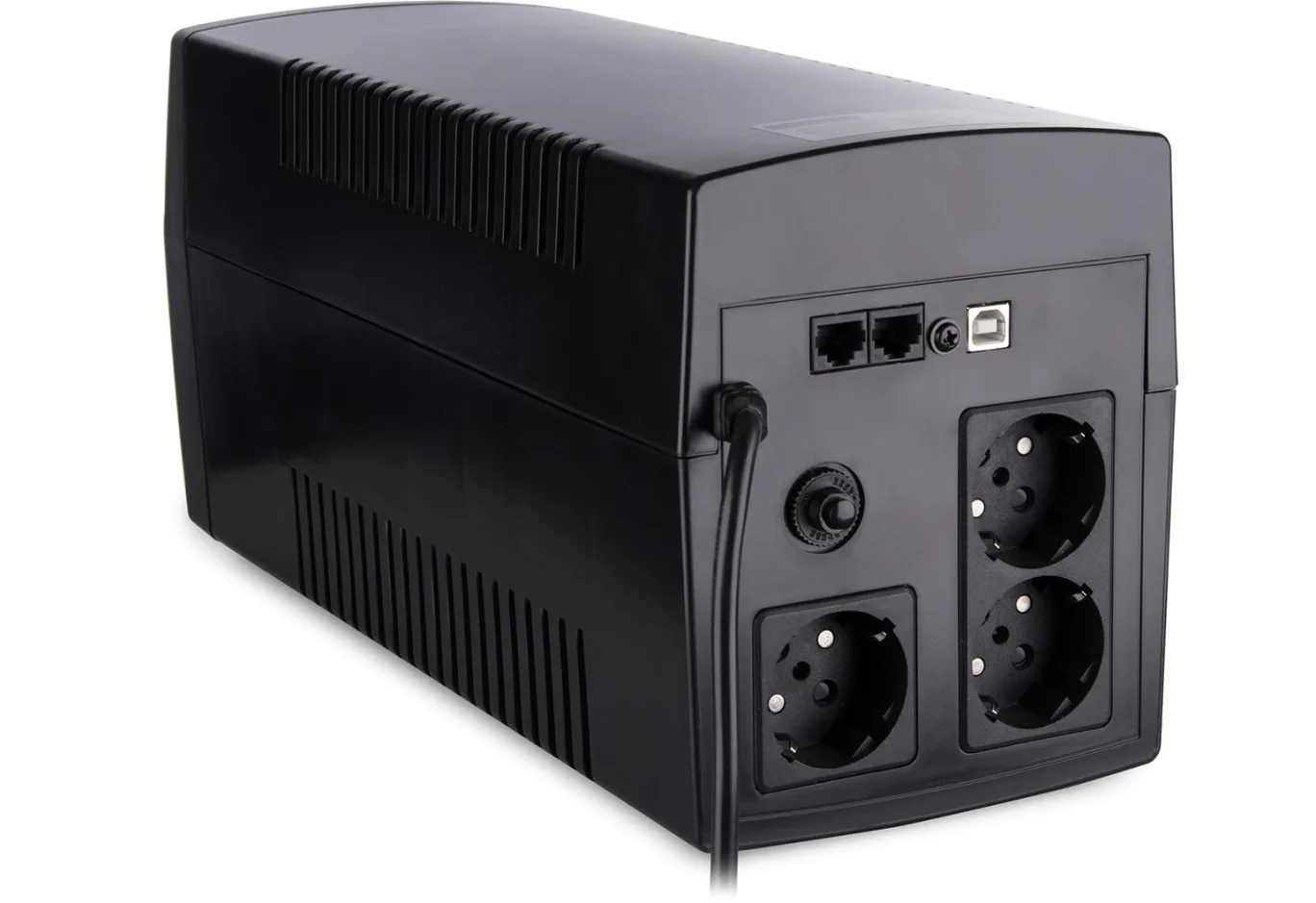 Пристрій безперебійного живлення Vinga LED 1200VA plastic case with USB (VPE-1200PU)