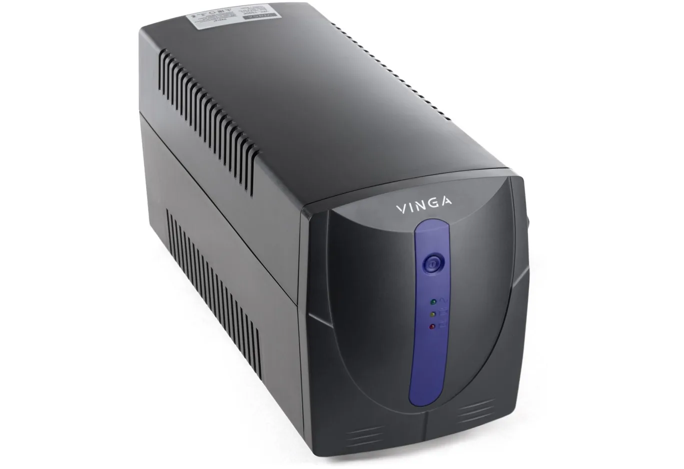 Пристрій безперебійного живлення Vinga LED 1200VA plastic case with USB (VPE-1200PU)