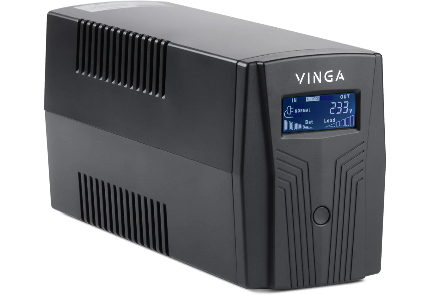 Uninterruptible Power Supply Vinga LCD 1200VA plastic case with USB (VPC-1200PU)