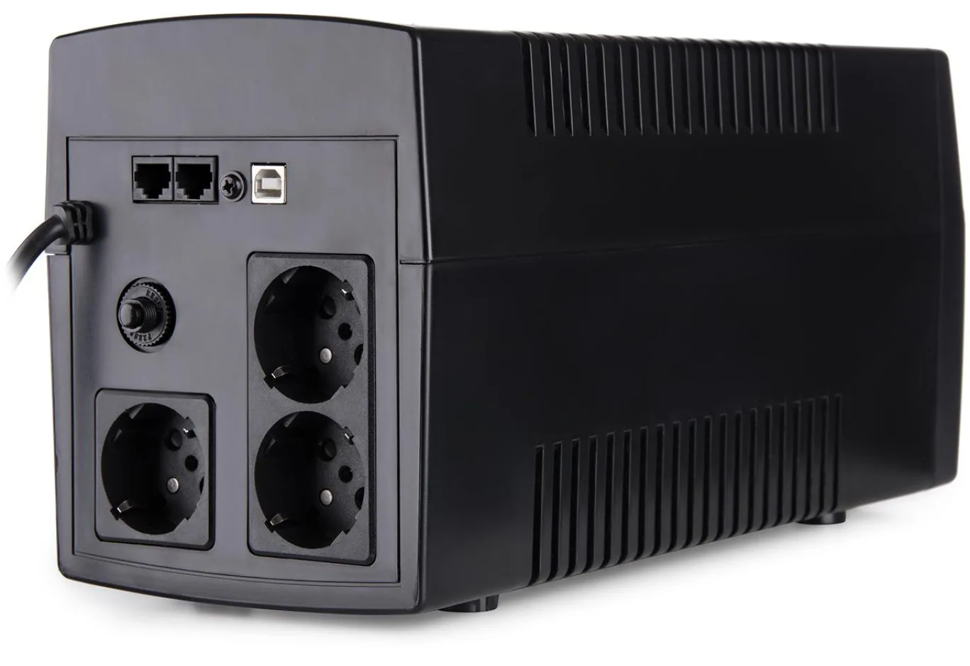 Uninterruptible Power Supply Vinga LCD 1200VA plastic case with USB (VPC-1200PU)