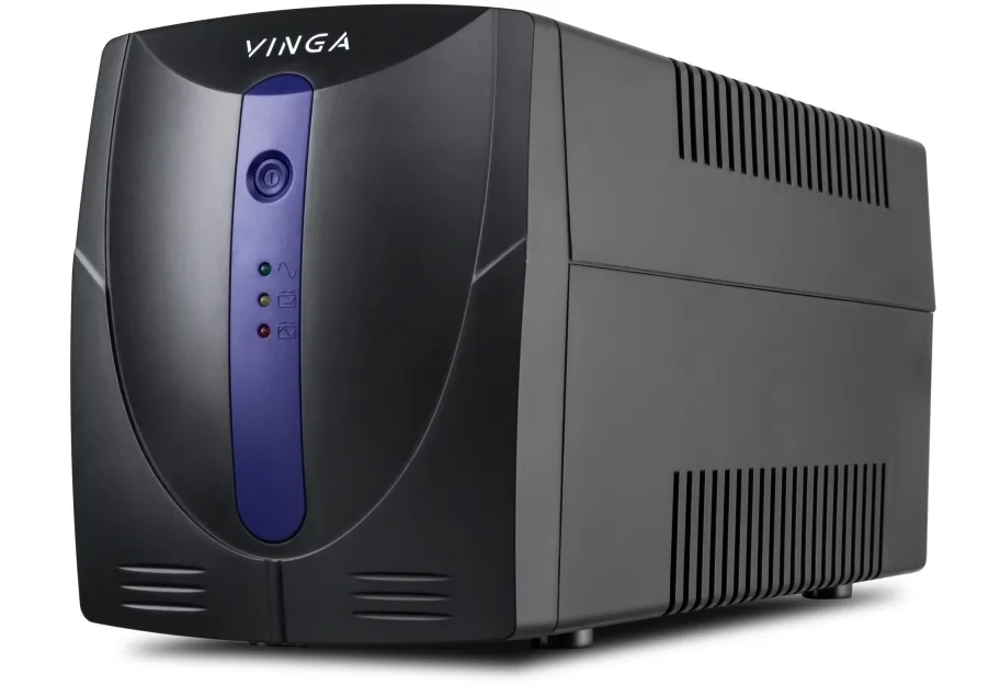 Uninterruptible Power Supply Vinga LED 1500VA plastic case with USB (VPE-1500PU)