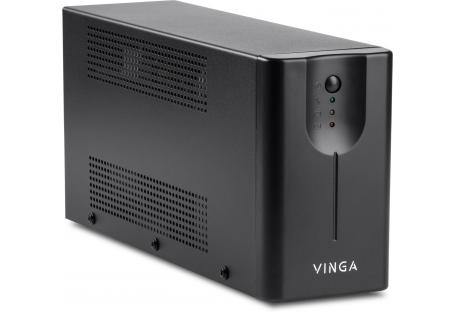 Источник бесперебойного питания Vinga LED 600VA metal case with USB (VPE-600MU)