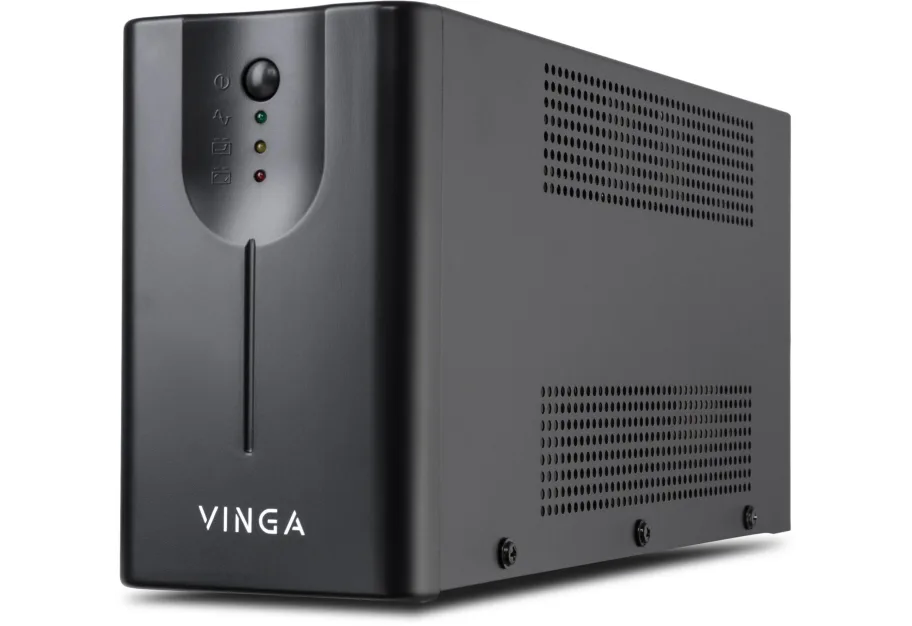 Uninterruptible Power Supply Vinga LED 800VA metal case with USB (VPE-800MU)
