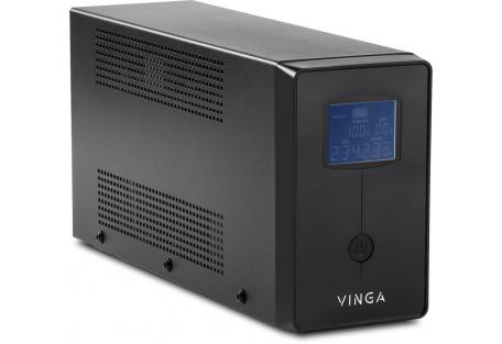Источник бесперебойного питания Vinga LCD 600VA metal case with USB (VPC-600MU)