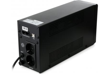 Источник бесперебойного питания Vinga LCD 600VA metal case with USB (VPC-600MU)