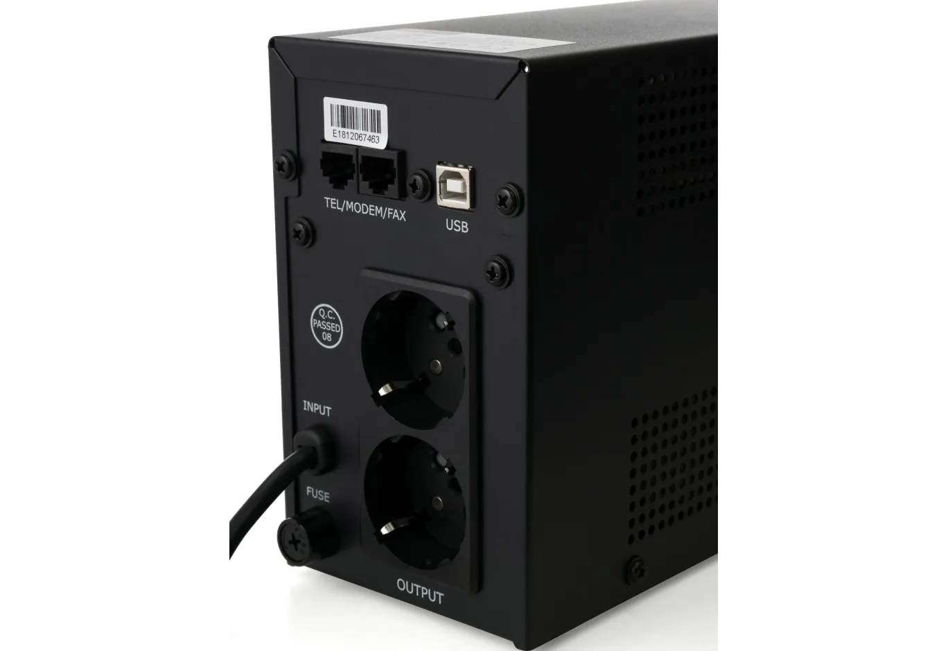 Uninterruptible Power Supply Vinga LCD 600VA metal case with USB (VPC-600MU)