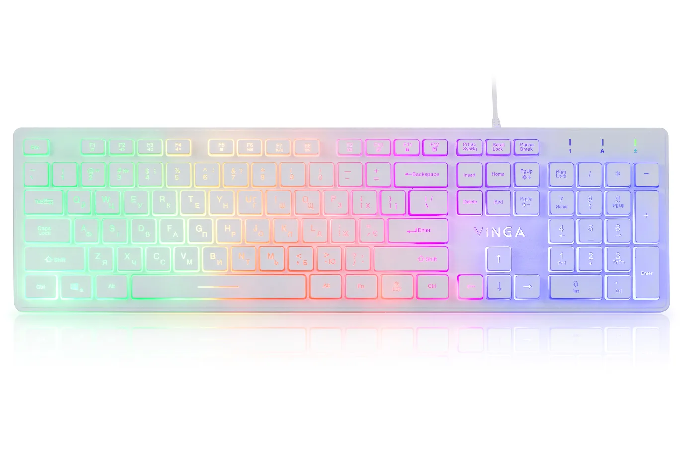 Keyboard Vinga KB410 White
