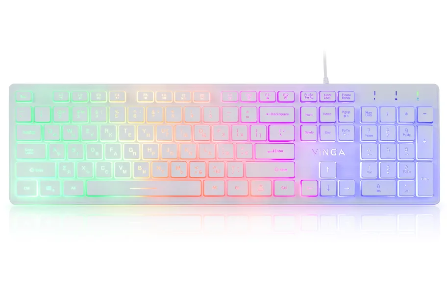 Keyboard Vinga KB410 White