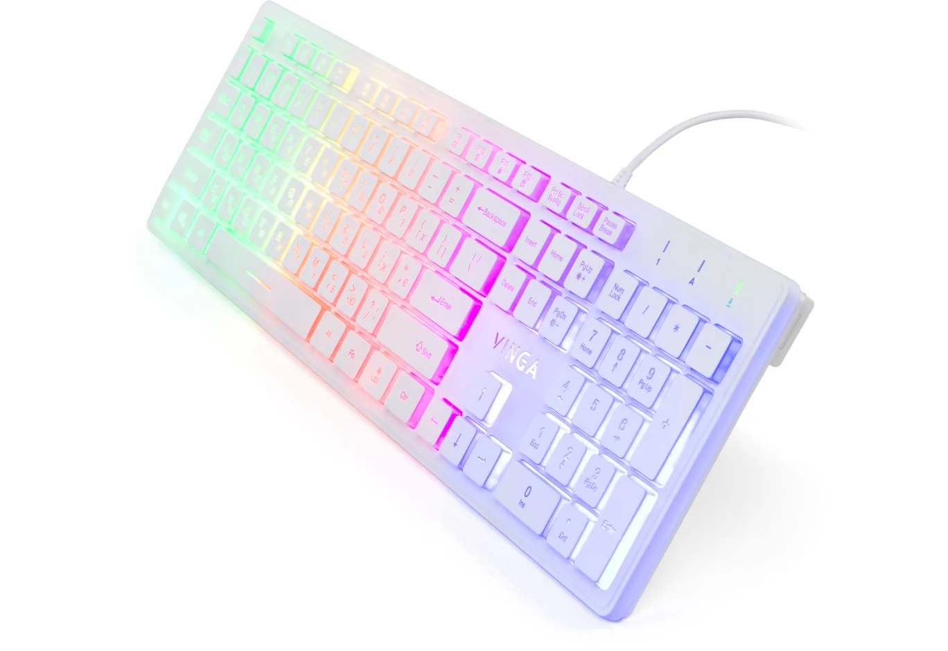 Keyboard Vinga KB410 White
