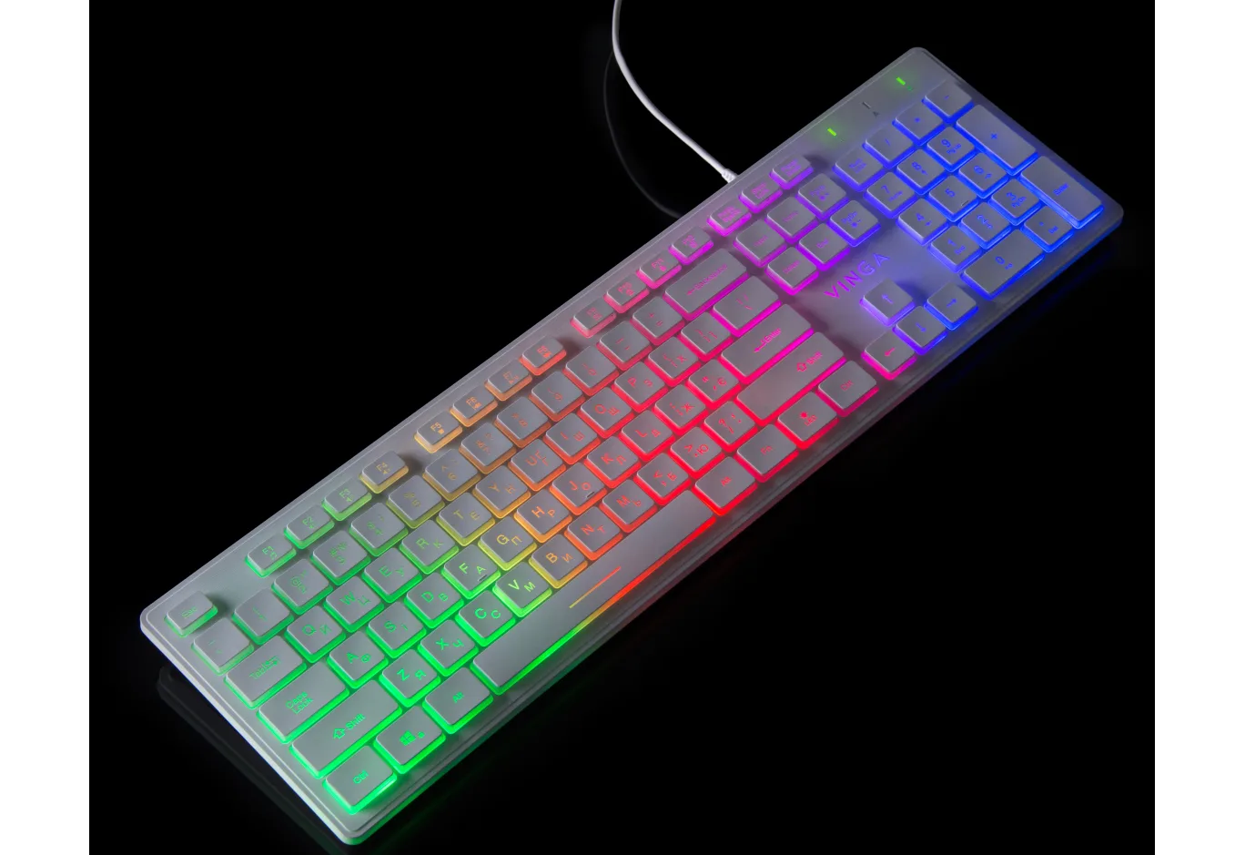 Keyboard Vinga KB410 White