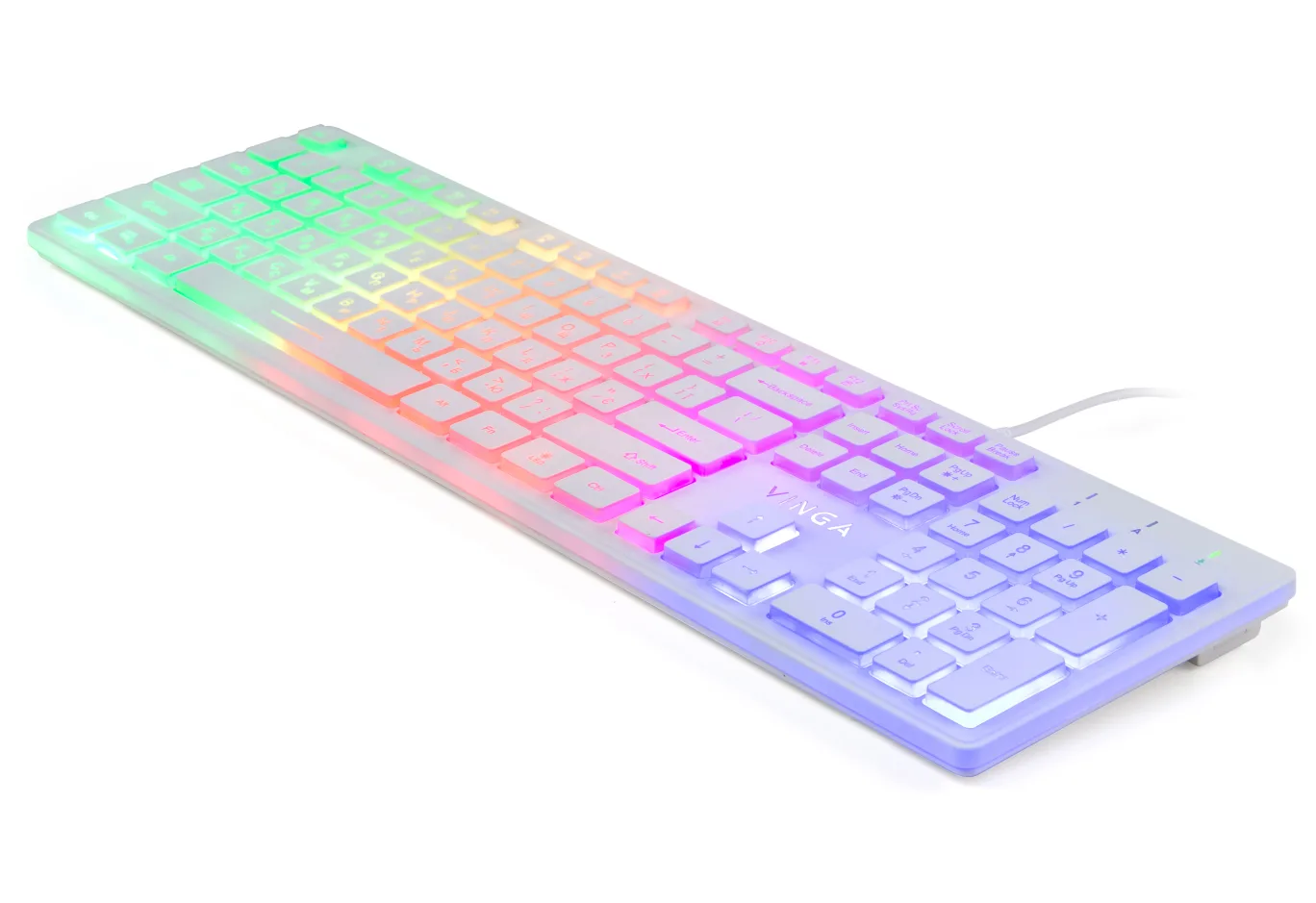 Keyboard Vinga KB410 White