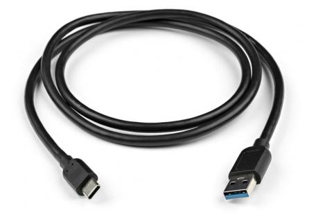 Дата кабель USB 3.0 AM to USB-C 1.0m Vinga (VCPDCAM30TC1BK)