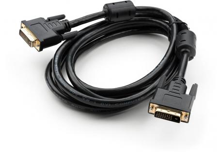 Кабель мультимедійний DVI M to DVI M 3.0m 24+1pin Vinga (VCPDCDVIMM3BK)