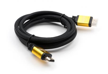Кабель мультимедійний HDMI M to HDMI M 1.8m V2.0 Vinga (VCPDCHDMI2VMM1.8BK)
