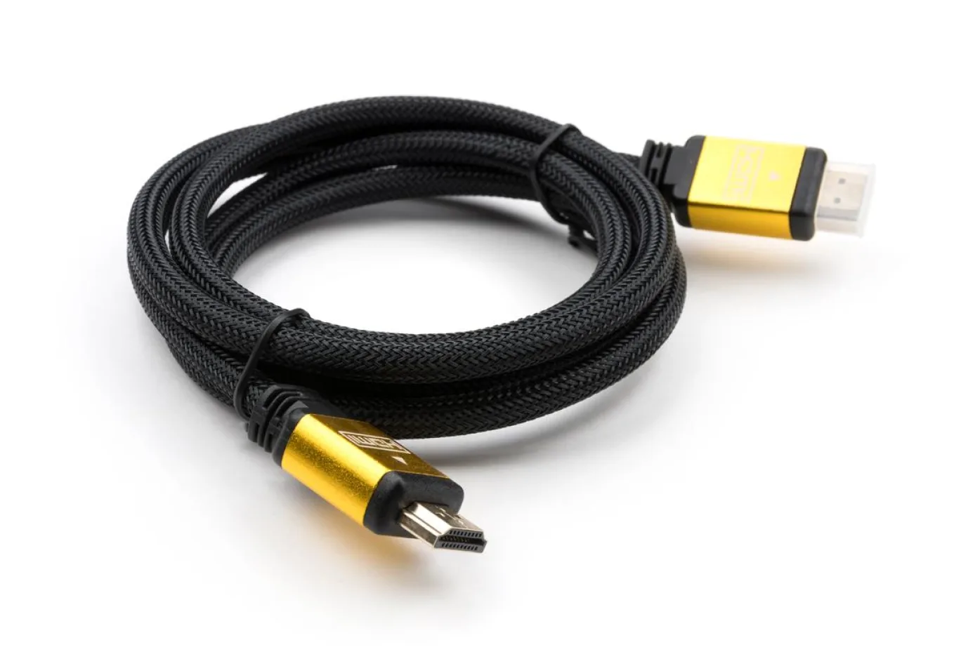 Кабель мультимедійний HDMI M to HDMI M 5.0m V2.0 Vinga (VCPDCHDMI2VMM5BK)