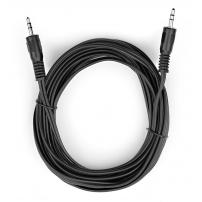 Кабель мультимедійний 3.5mm M to 3.5mm M 5.0m Vinga (VCPDCJ35MM5BK)