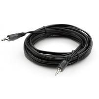 Кабель мультимедійний 3.5mm M to 3.5mm M 5.0m Vinga (VCPDCJ35MM5BK)