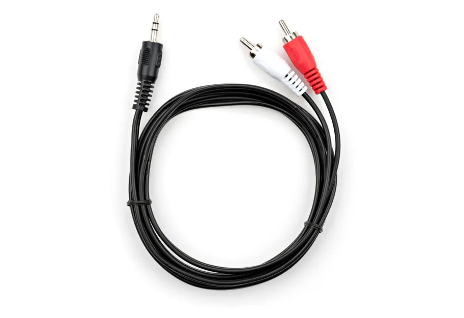 Multimedia cable 3.5mm M to 2xRCA M 1.5m Vinga (VCPDCJ35MRCA21.5BK)