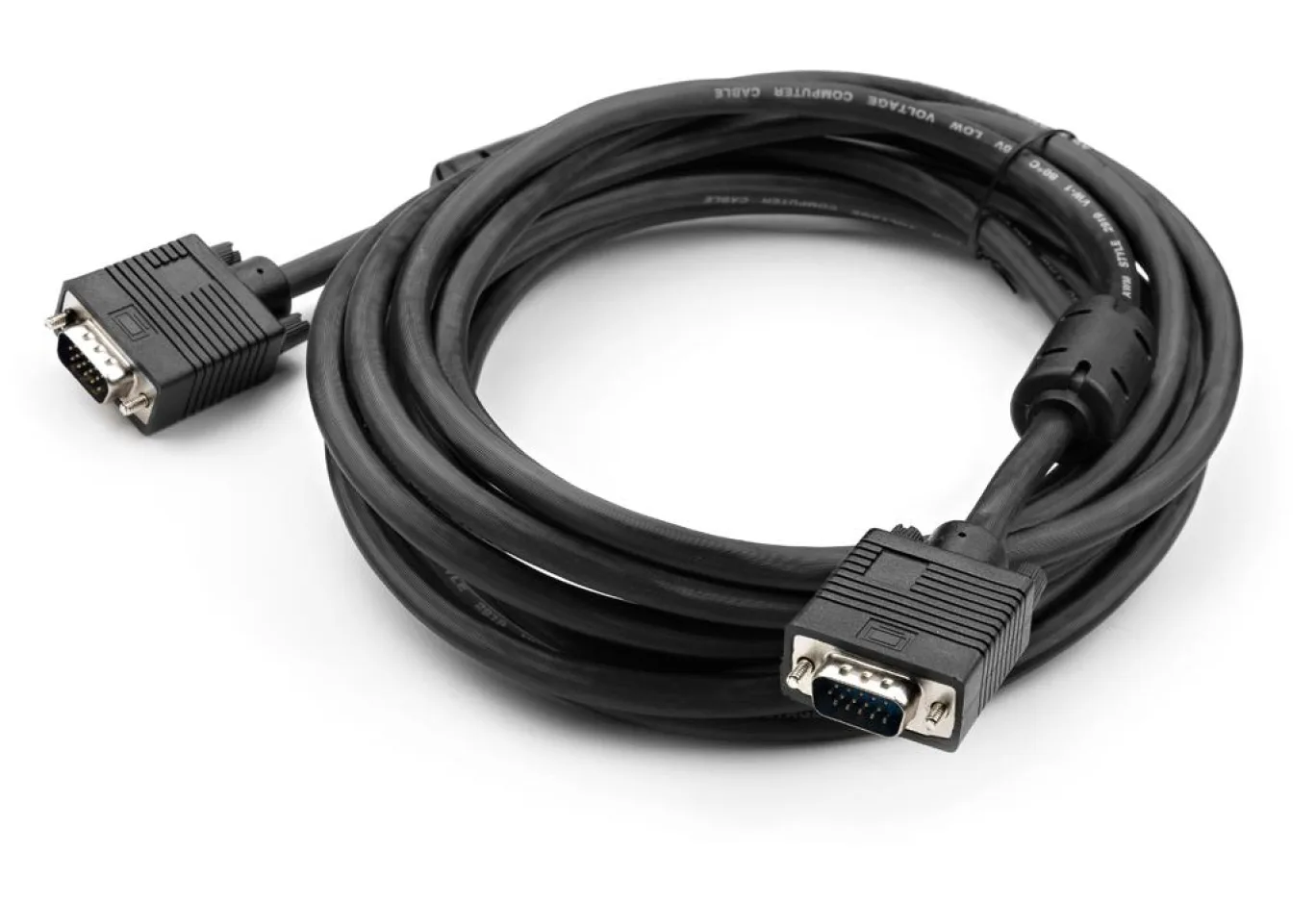Multimedia cable VGA M to VGA M 5.0m Vinga (VCPDCVGAMM5MBK)