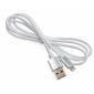 Дата кабель USB 2.0 AM to Lightning 1m nylon silver Vinga (VCPDCLNB1S)