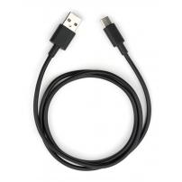 Дата кабель USB 2.0 AM to USB-C 1.0m PVC black Vinga (VCPDCTC1BK)
