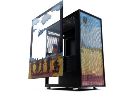 Корпус Vinga Pillar Black Freedom soldiers (01230011782)