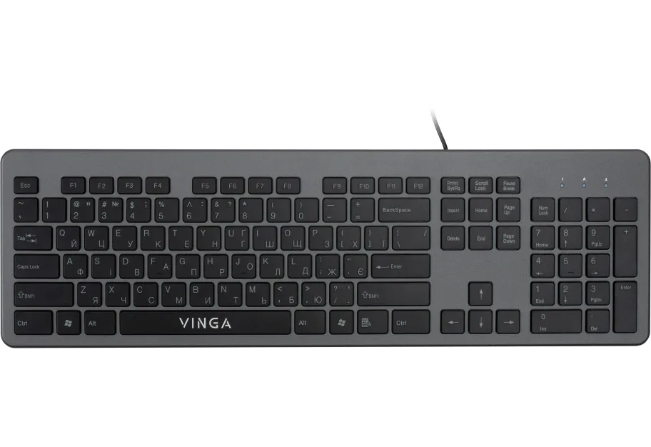 Keyboard Vinga KB735 black-grey