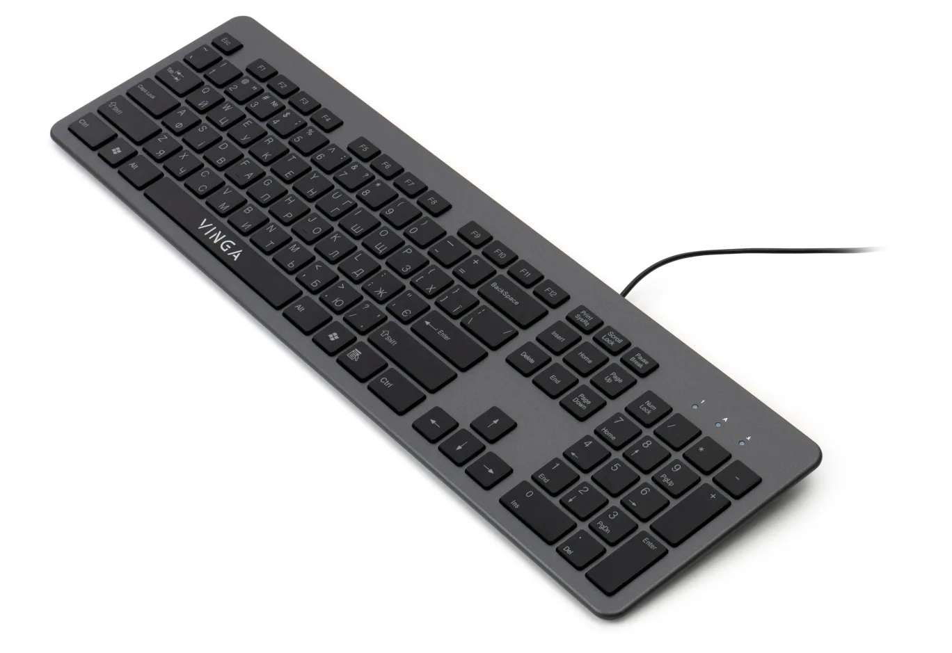 Keyboard Vinga KB735 black-grey