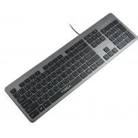Клавиатура Vinga KB735 black-grey