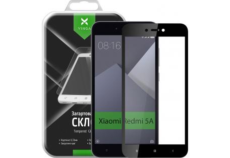 Скло захисне Vinga для Xiaomi Redmi 5A (Black) (VTPGS-R5A)