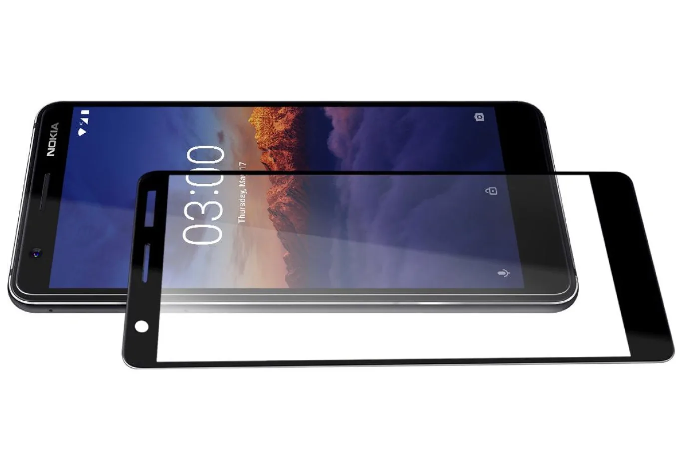 Protective glass Vinga для Nokia 3.1 Black (VTPGS-N31B)