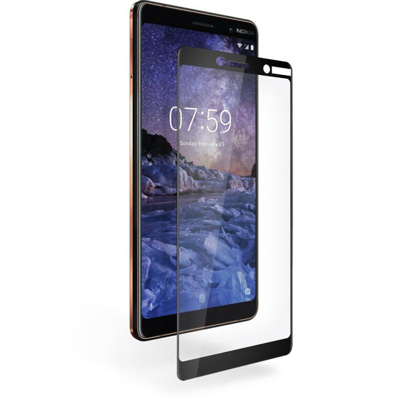Скло захисне Vinga для Nokia 7 Plus (Black) (VTPGS-N7PB)