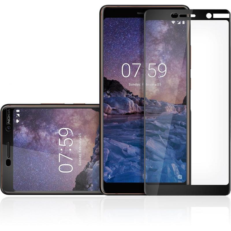 Скло захисне Vinga для Nokia 7 Plus (Black) (VTPGS-N7PB)