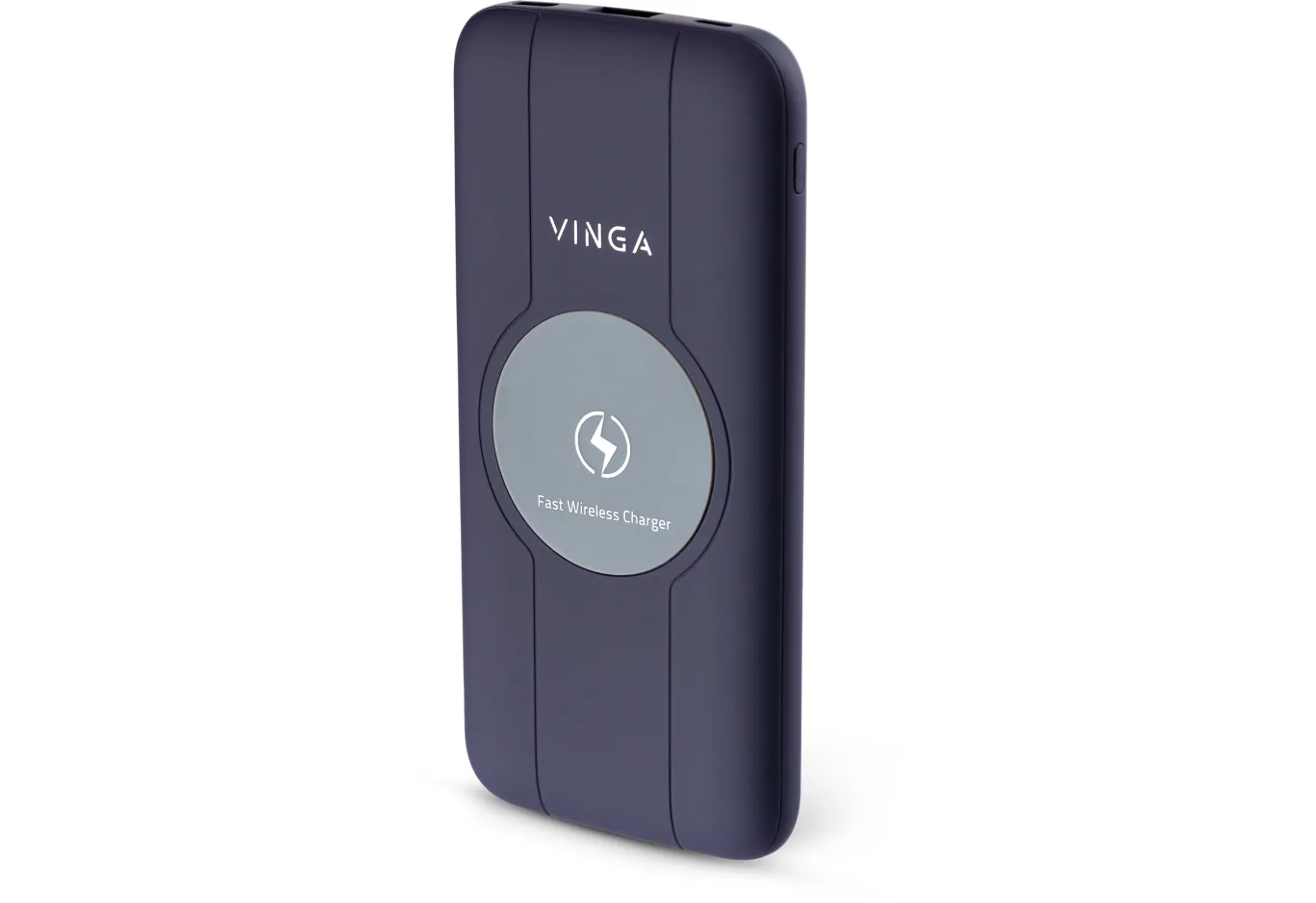 Universal Battery Vinga 10000 mAh Wireless QC3.0 PD soft touch purple (BTPB3510WLROP)