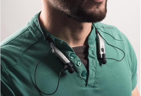 Навушники Vinga EBT055 Black-Grey Bluetooth (EBT055BG)