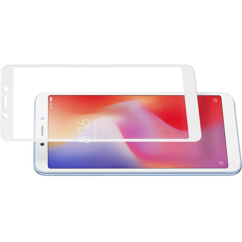 Скло захисне Vinga для Xiaomi Redmi 6A (White) (VTPGS-R6AW)