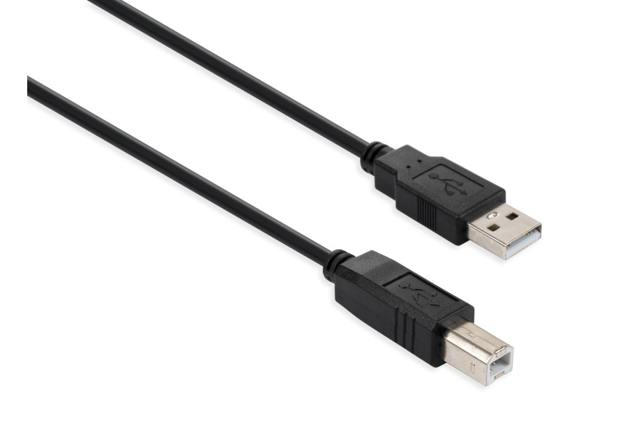 Кабель для принтера USB 2.0 AM/BM 5.0 m Vinga (VCPUSBAMBM5BK)